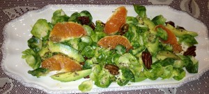 Brussel Sprouts & Avocado Salad